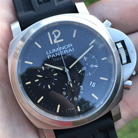 panerai daylight pam 356 review|panerai luminor chronograph review.